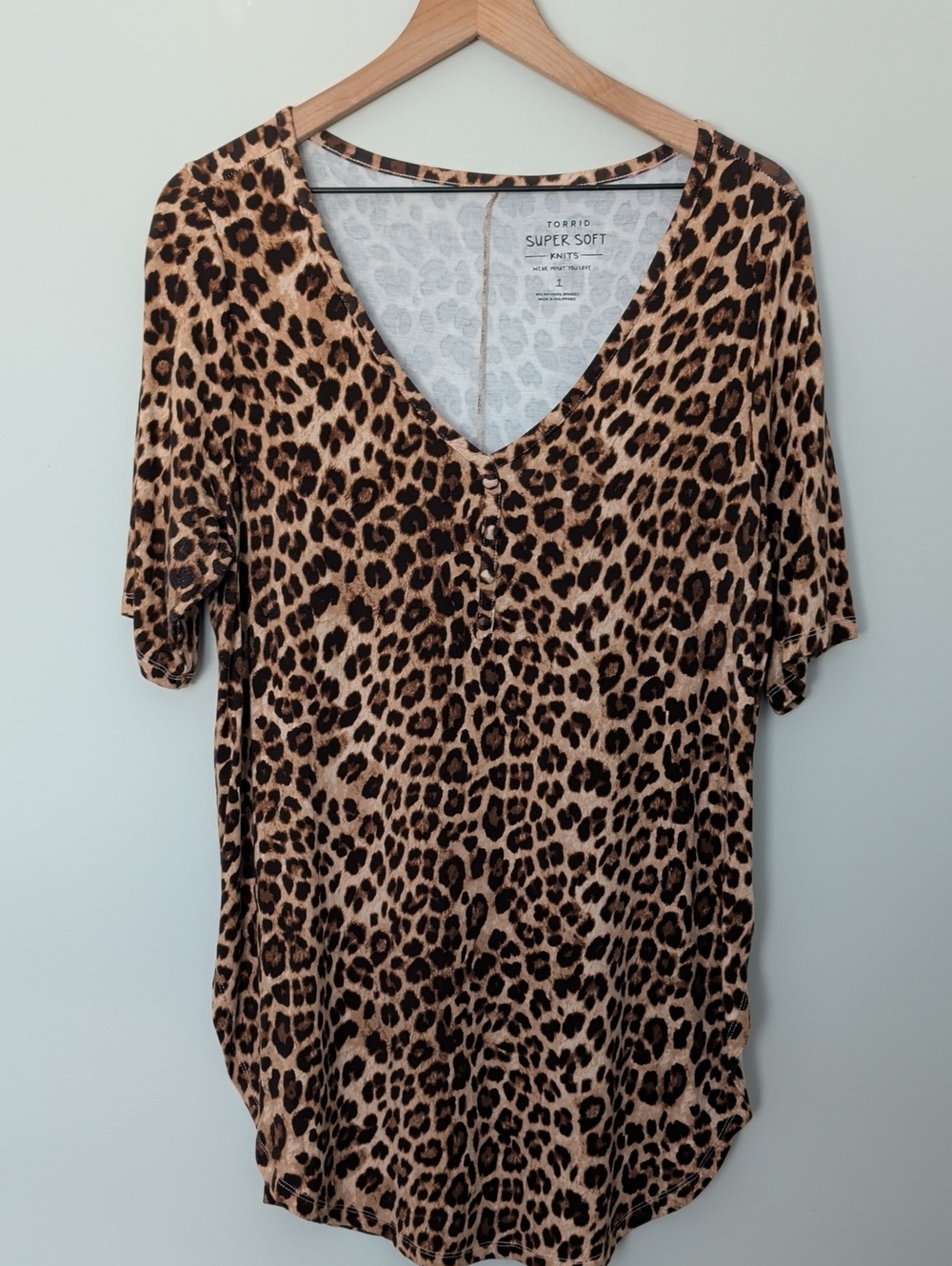 Torrid Super Soft Vneck Short Sleeve Knit Top